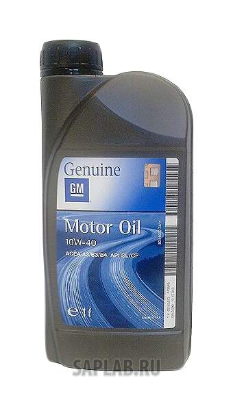 Купить запчасть GENERAL MOTORS - GM10W401L Моторное масло General Motors Synthetic 10W-40 1л