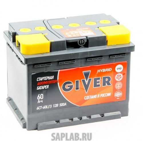 Купить запчасть  GIVER - 1539 Аккумулятор GIVER HYBRID 60R