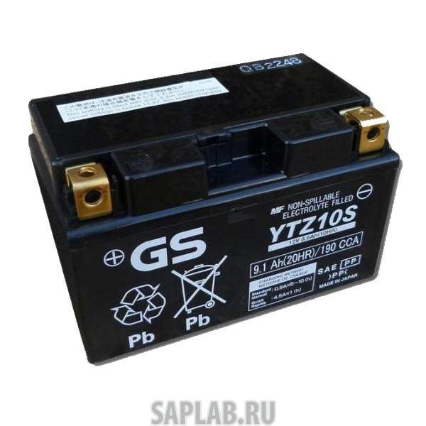 Купить запчасть  GS - 1058281975467 Аккумулятор мотоциклетный GS YTZ10S