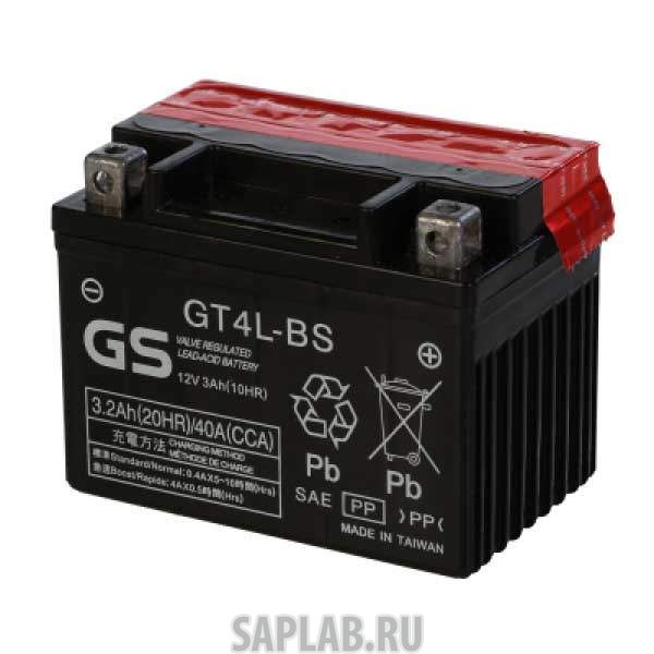 Купить запчасть  GS - 1058330749174 Аккумулятор мотоциклетный GS GT4L-BS