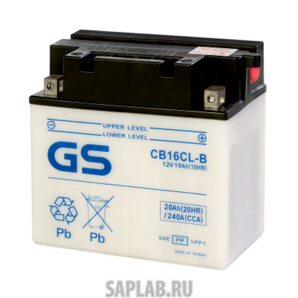 Купить запчасть  GS - CB16CLB Аккумулятор GS CB16CL-B (б/э) 377