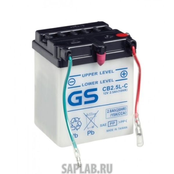 Купить запчасть  GS - CB25LC Аккумулятор GS CB2.5L-C (б/э)