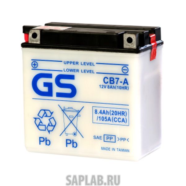 Купить запчасть  GS - CB7A Аккумулятор GS CB7-A (б/э) 393