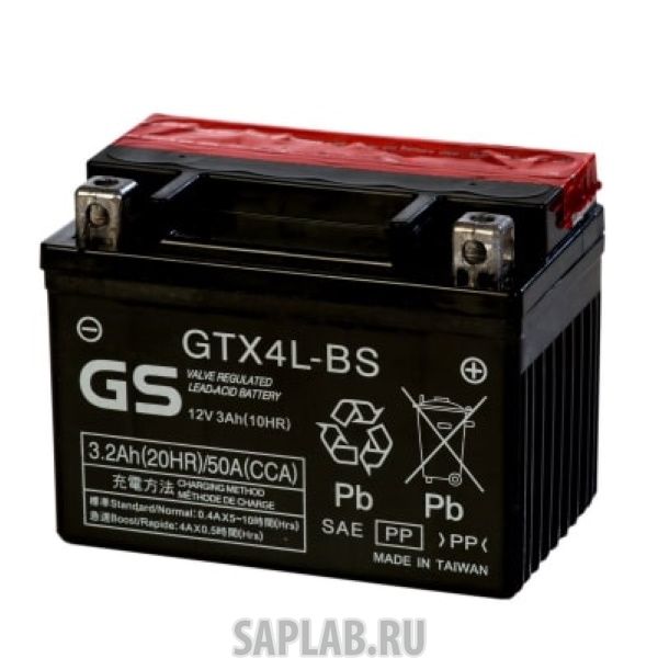 Купить запчасть  GS - GTX4LBS Аккумулятор GS GTX4L-BS 411