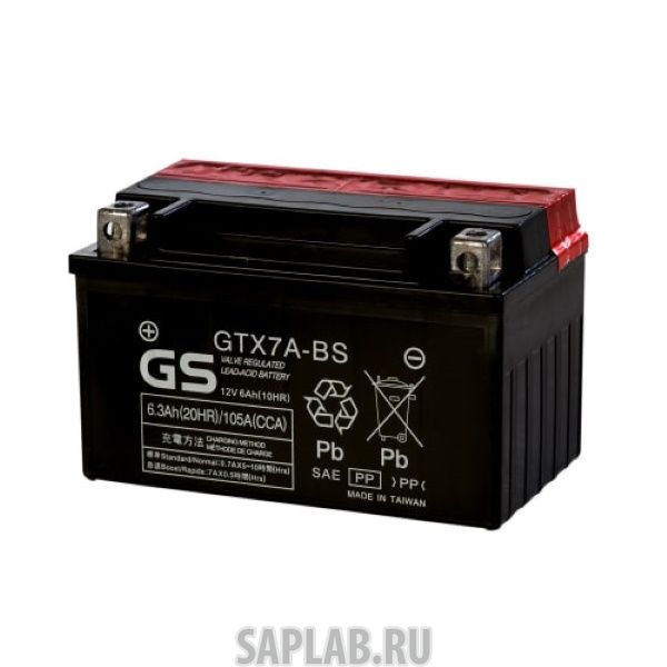 Купить запчасть  GS - GTX7ABS Аккумулятор GS GTX7A-BS 413