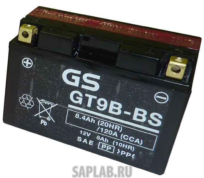 Купить запчасть  GS_YUASA - GT9BBS Аккумулятор GS Yuasa GT9B-BS 12В 8Ач 120CCA 150x70x105 мм Прямая (+-)