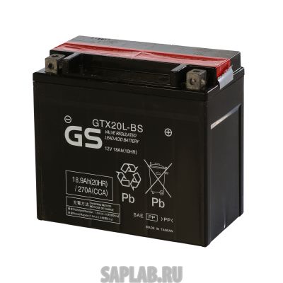 Купить запчасть  GS_YUASA - GTX20LBS Аккумулятор для мототехники GS YUASA GTX20L-BS