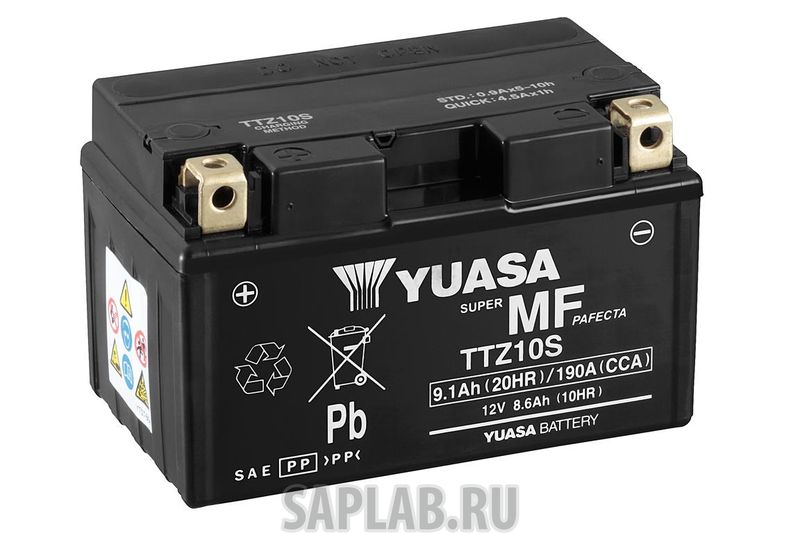 Купить запчасть  GS_YUASA - TTZ10SGS Аккумулятор GS Yuasa TTZ10S GS 12В 8,6Ач 190CCA 150x87x93 мм Прямая (+-)