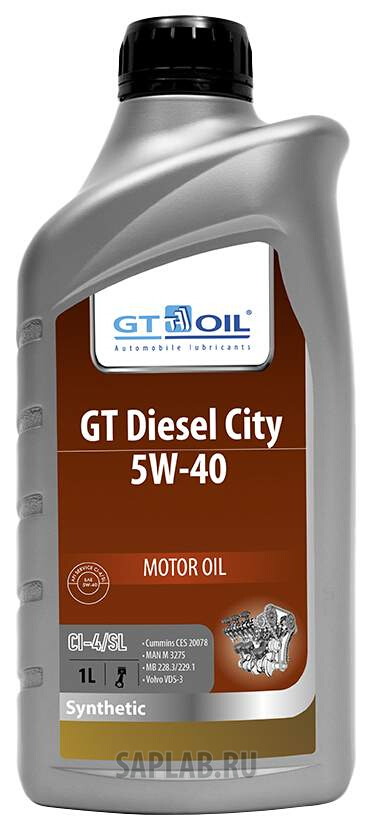 Купить запчасть GT OIL - 8809059408261 Моторное масло GT-Oil Diesel City 5W-40 1л