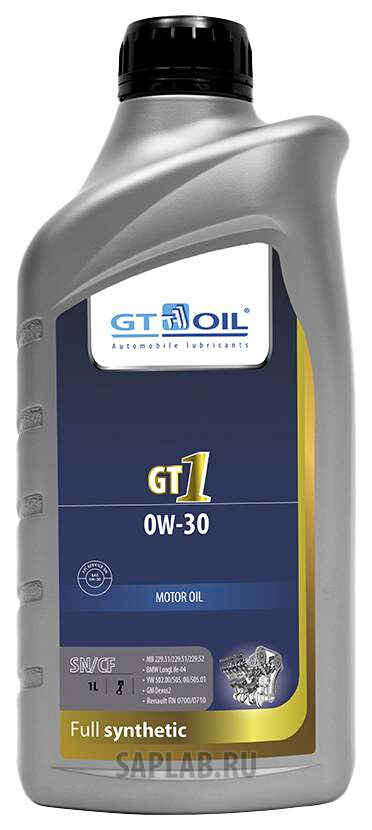 Купить запчасть GT OIL - 8809059408551 Моторное масло GT-Oil 1 0W-30 1л