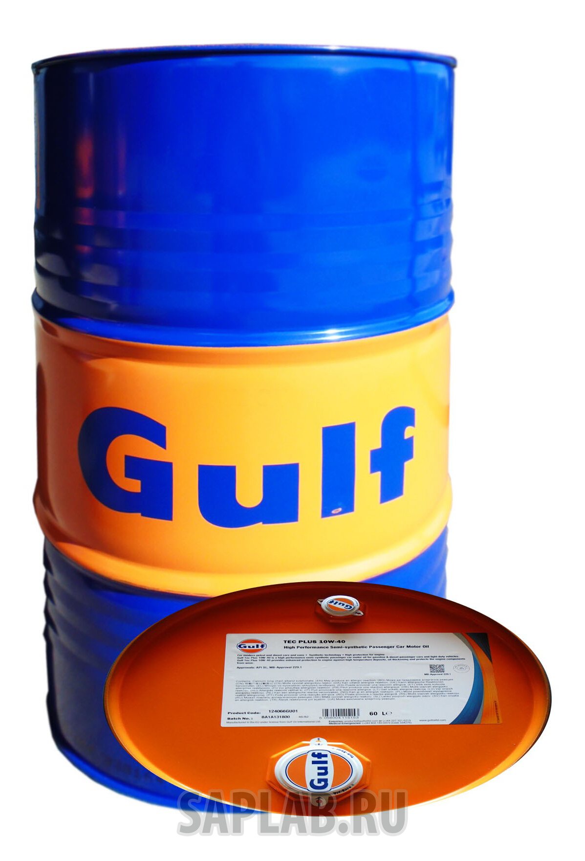 Купить запчасть GULF - 121118001305 Моторное масло Gulf Tес Plus 10W-40 60л