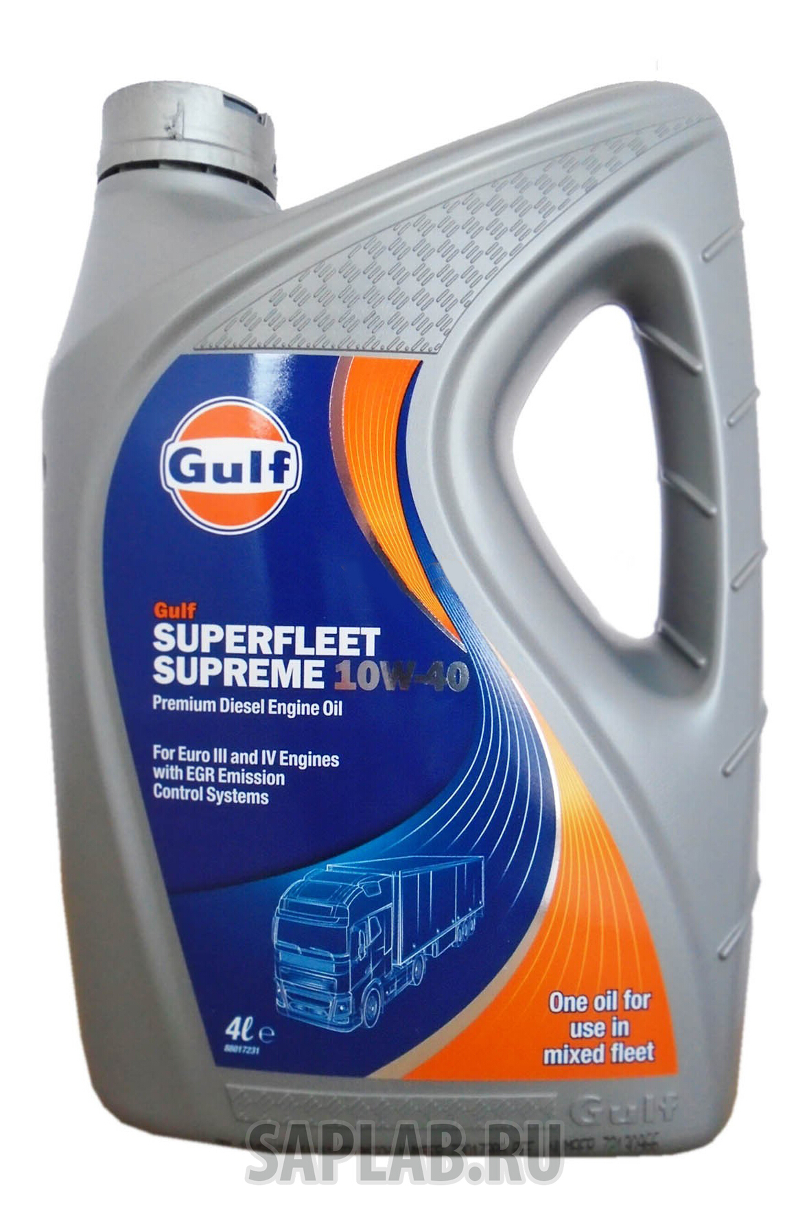 Купить запчасть GULF - 122140401659 Моторное масло Gulf Superfleet Supreme 10W-40 4л