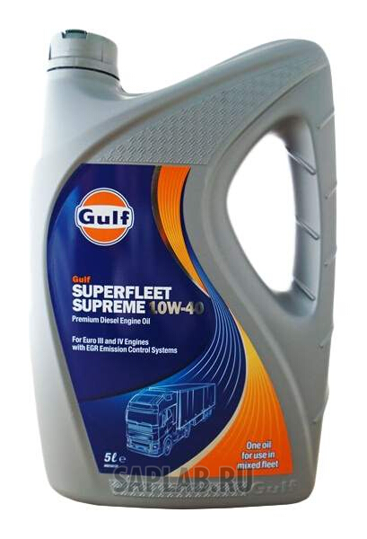 Купить запчасть GULF - 153581GU01 Моторное масло Gulf Superfleet Supreme 10W-40 5л