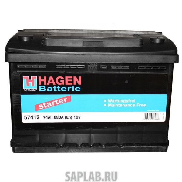 Купить запчасть  HAGEN_BATTERIE - 57412 Аккумулятор HAGEN BATTERIE арт. 57412