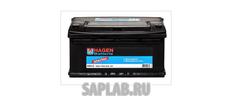 Купить запчасть  HAGEN_BATTERIE - 59013 Акб (59013) 90 А/Ч (+/-) 12v En 720 А 353x175x190 HAGEN BATTERIE 59013