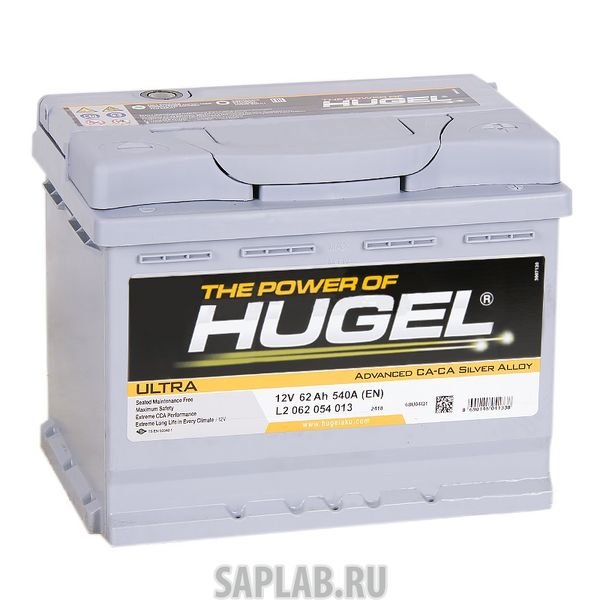 Купить запчасть  HUGEL - ULTRA62R Аккумулятор HUGEL Ultra 62R 514