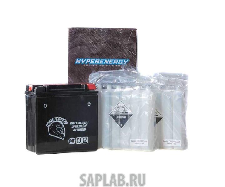 Купить запчасть  HYPERENERGY - 1058177253291 Аккумулятор мотоциклетный HyperEnergy Hyper 12V18Ah (180х87х153)