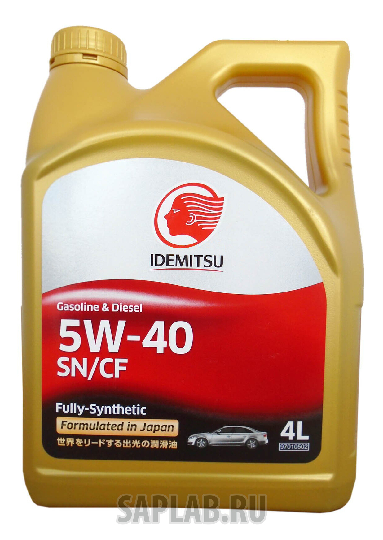 Купить запчасть IDEMITSU - 30015046746 Моторное масло Idemitsu Gasoline & Diesel Fully-Sinthetic 5W-40 4л