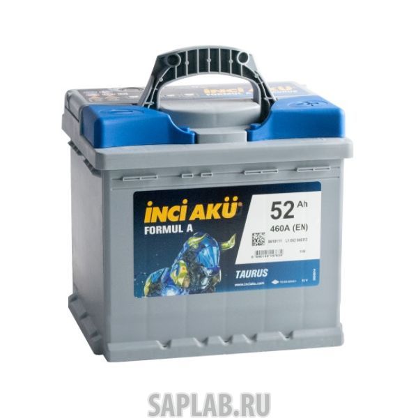 Купить запчасть  INCI_AKU - FORMULA52R460A Аккумулятор INCI AKU Formul A 52R 460A 207x175x190