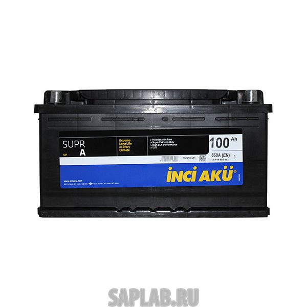 Купить  INCI_AKU SUPRA100R860A Аккумулятор INCI AKU Supr A 100R 860A 353x175x175