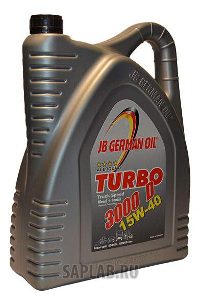 Купить запчасть JB GERMAN OIL - 4027311000266 Моторное масло JB GERMAN OIL Turbo 3000D Truck Speed 15W-40, 5 л