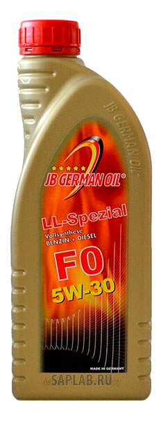 Купить запчасть JB GERMAN OIL - 4027311001232 Моторное масло JB GERMAN OIL LL-Spezial FO 5W-30, 1 л