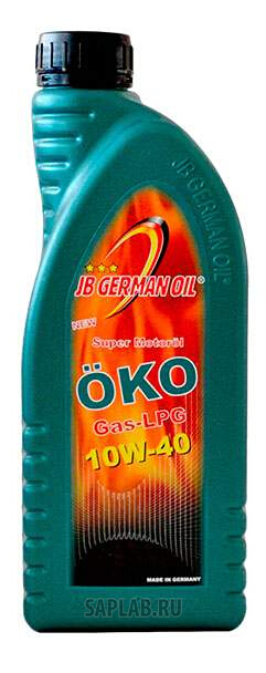 Купить запчасть JB GERMAN OIL - 4027311007180 Моторное масло JB GERMAN OIL Super Oko Gas LPG 10W-40, 1 л