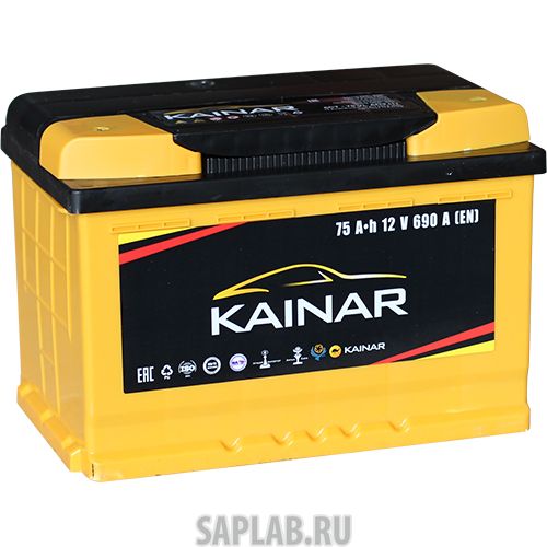 Купить запчасть  KAINAR - 075112002012110110RЖЧ Аккумулятор легковой "KAINAR" 6ст (75 Ач п/п)