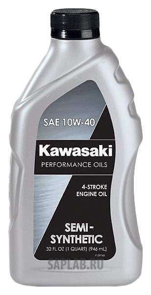 Купить запчасть KAWASAKI - K61021207A Моторное масло Kawasaki Performance Oils 4-Stroke Engine Oil Full Synthetic 10W-40 0,946л