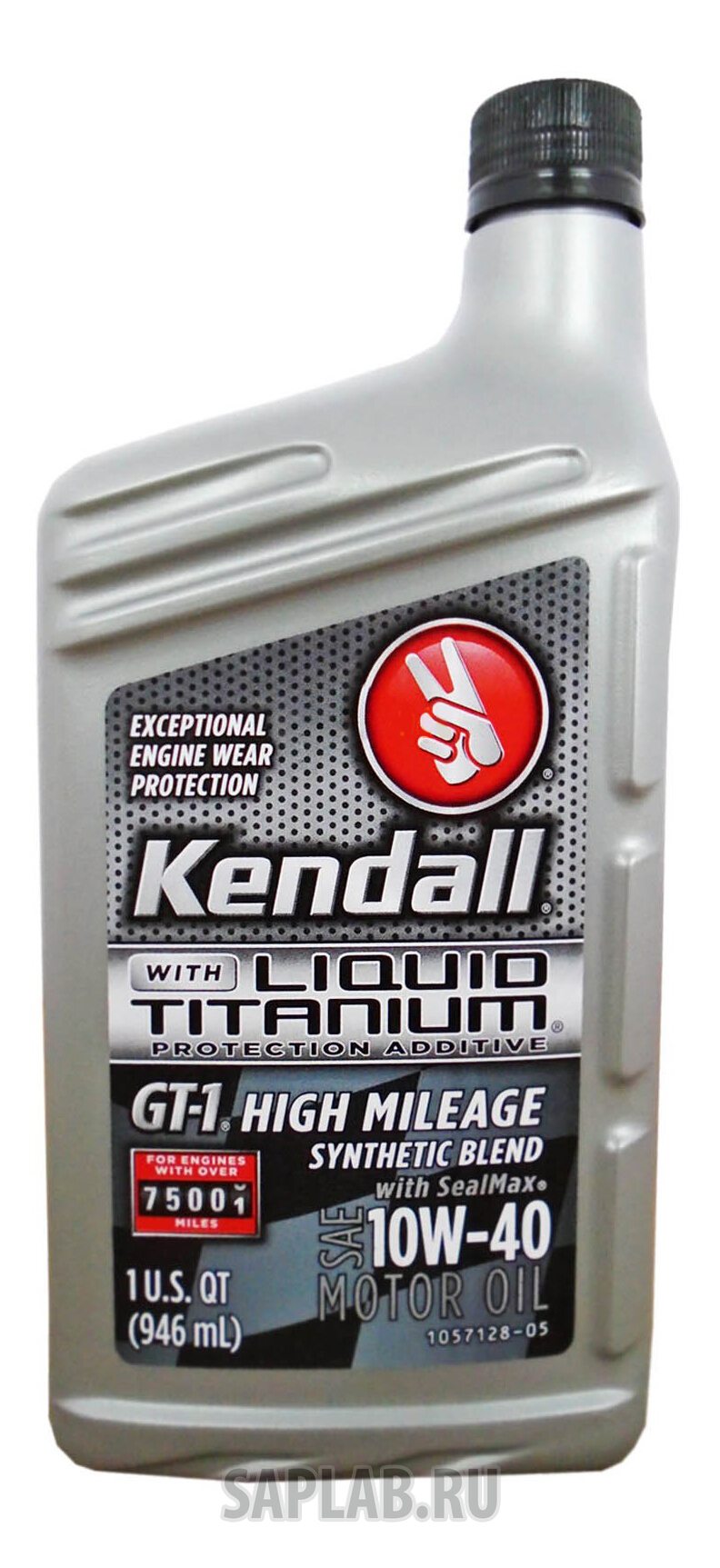 Купить запчасть KENDALL - 1057236 Моторное масло Kendall GT-1 High Mileage Synthetic Blend 10W-40 0,946л