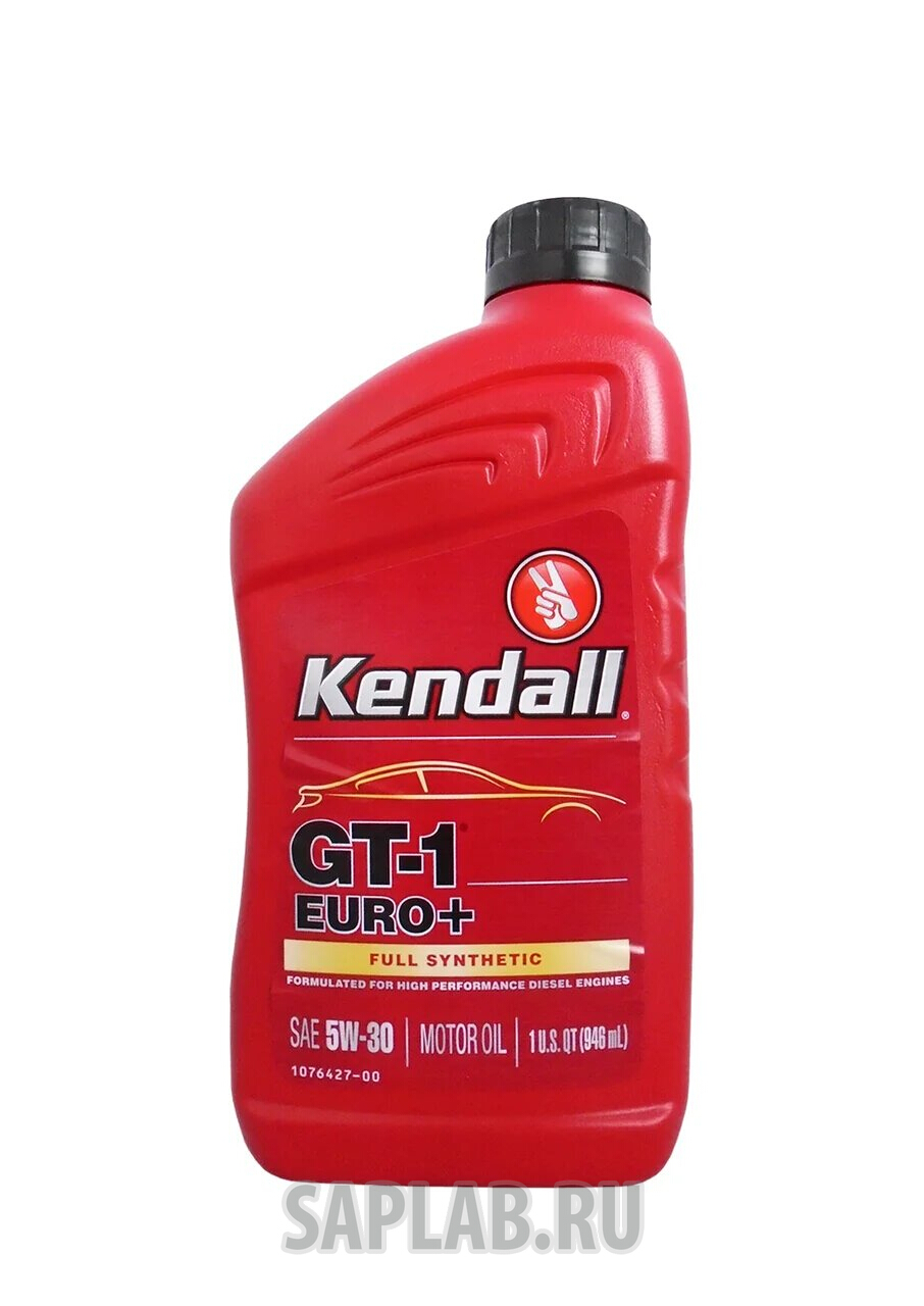 Купить запчасть KENDALL - 1076588 Моторное масло Kendall GT-1®  Euro+ Full Synthetic 5W-30 0,946л