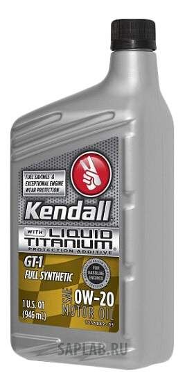 Купить запчасть KENDALL - 75731049475 Моторное масло Kendall GT-1 Full Synthetic 0W-20 0,946л