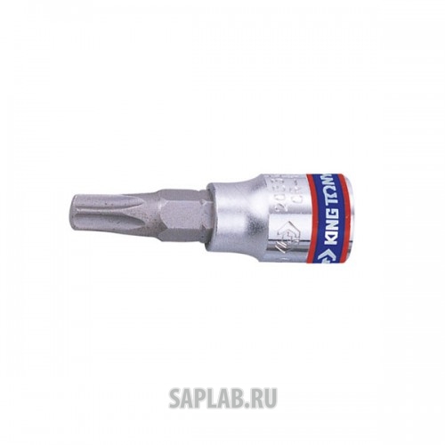 Купить запчасть KING TONY - 203308 Насадка (бита) торцевая 1/4", TORX T8, L = 37 мм, KING TONY