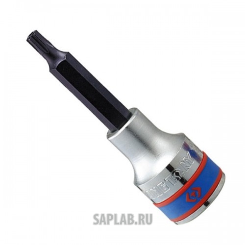 Купить запчасть KING TONY - 403720 Насадка (бита) торцевая 1/2", TORX, T20, L = 80 мм, с отверстием, KING TONY