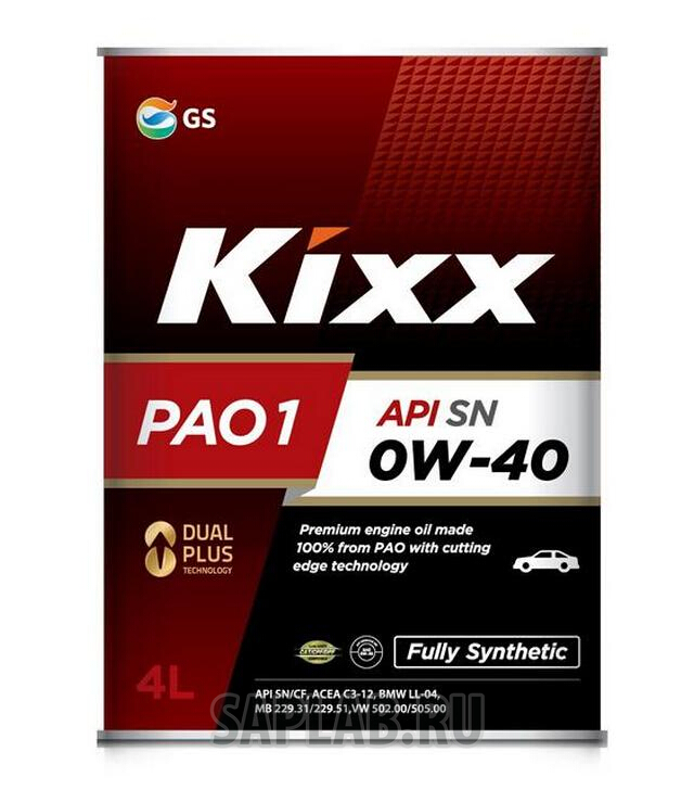 Купить запчасть KIXX - L208444TE1 Моторное масло Kixx PAO 1 0W-40 4л