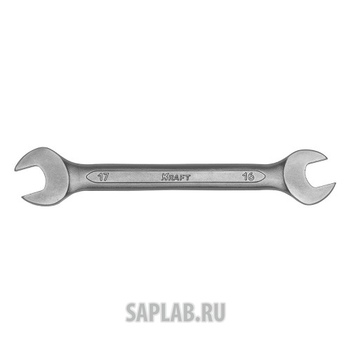 Купить запчасть KRAFT - KT700530 Ключ рожковый 16*17мм (Cr-V; хол. штамп, холдер)