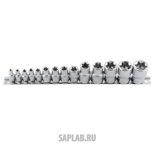 Купить запчасть KRAFT - KT700694 Набор головок торцевых 1/2"Dr, 3/8"Dr и 1/4"Dr E-star 14 пр