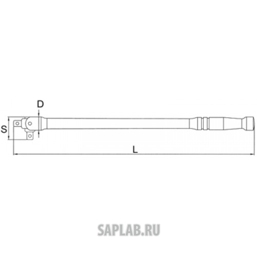 Купить запчасть LICOTA - AFTA1224 Вороток шарнирный 1/2" 600мм