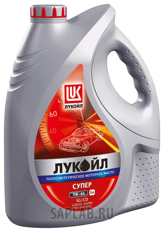 Купить запчасть LUKOIL - 19443 Моторное масло Lukoil Супер полусинтетическое 5W-40 5л