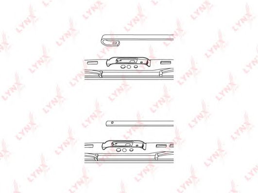 Купить запчасть LYNX - 630LS Щетка стеклоочистителя каркасная