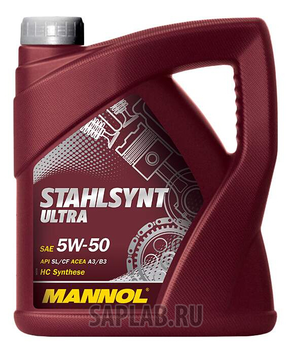 Купить запчасть MANNOL - 1016 Моторное масло Mannol Stahlsynt Ultra 5W-50 4л