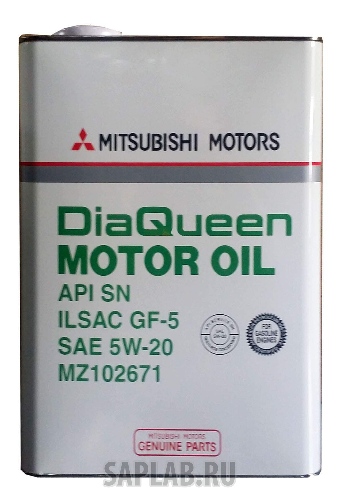 Купить запчасть MITSUBISHI - MZ102671 Моторное масло Mitsubishi DiaQueen 5W-20 4л