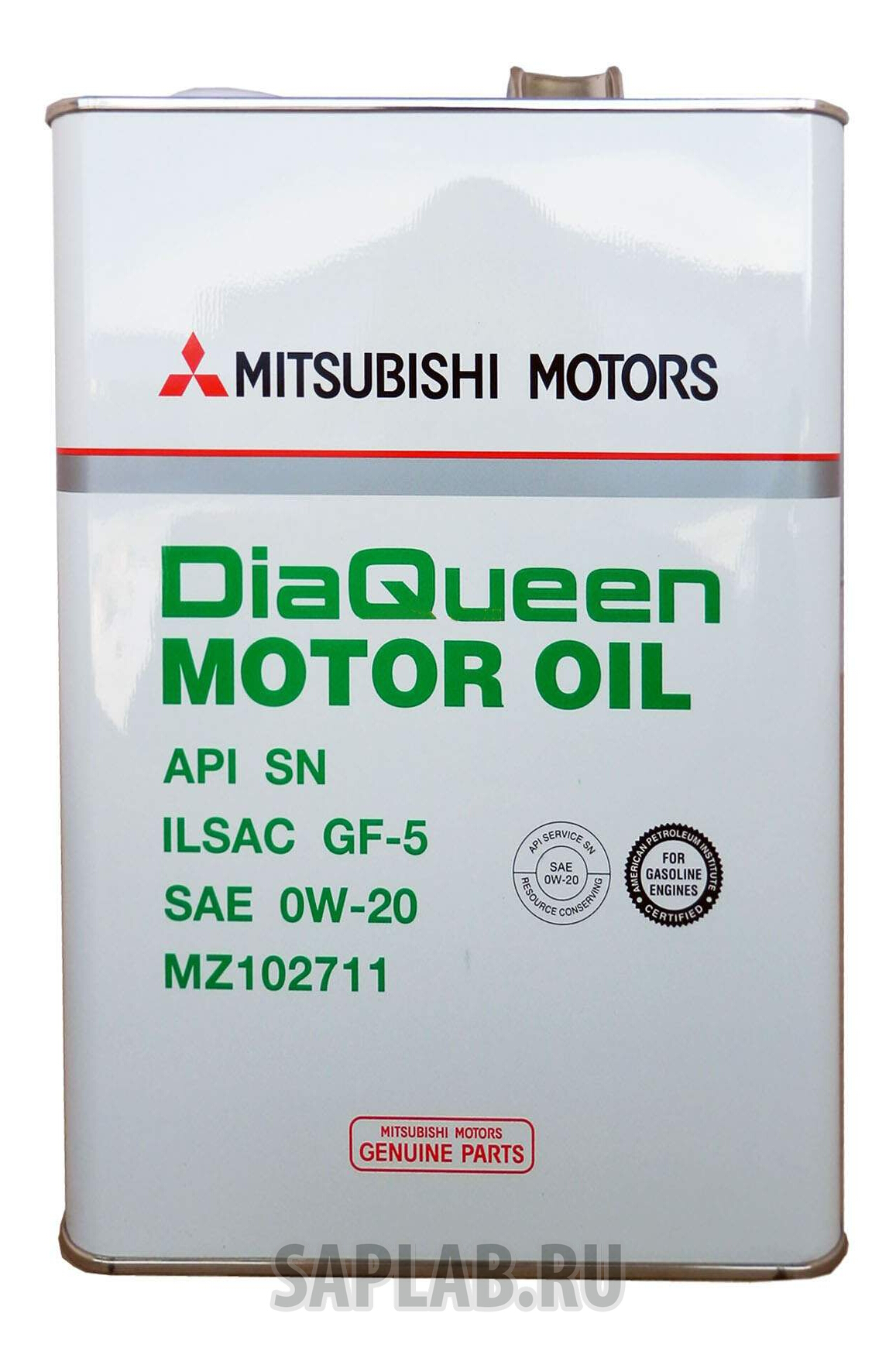 Купить запчасть MITSUBISHI - MZ102711 Моторное масло Mitsubishi Dia Queen Motor Oil 0W-20 4л