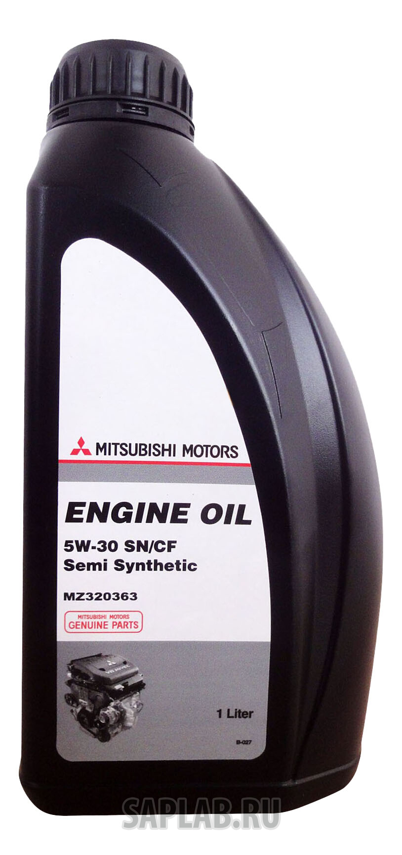 Купить запчасть MITSUBISHI - MZ320363 Моторное масло Mitsubishi Engine Oil Semi-Synthetic 5W-30 1л