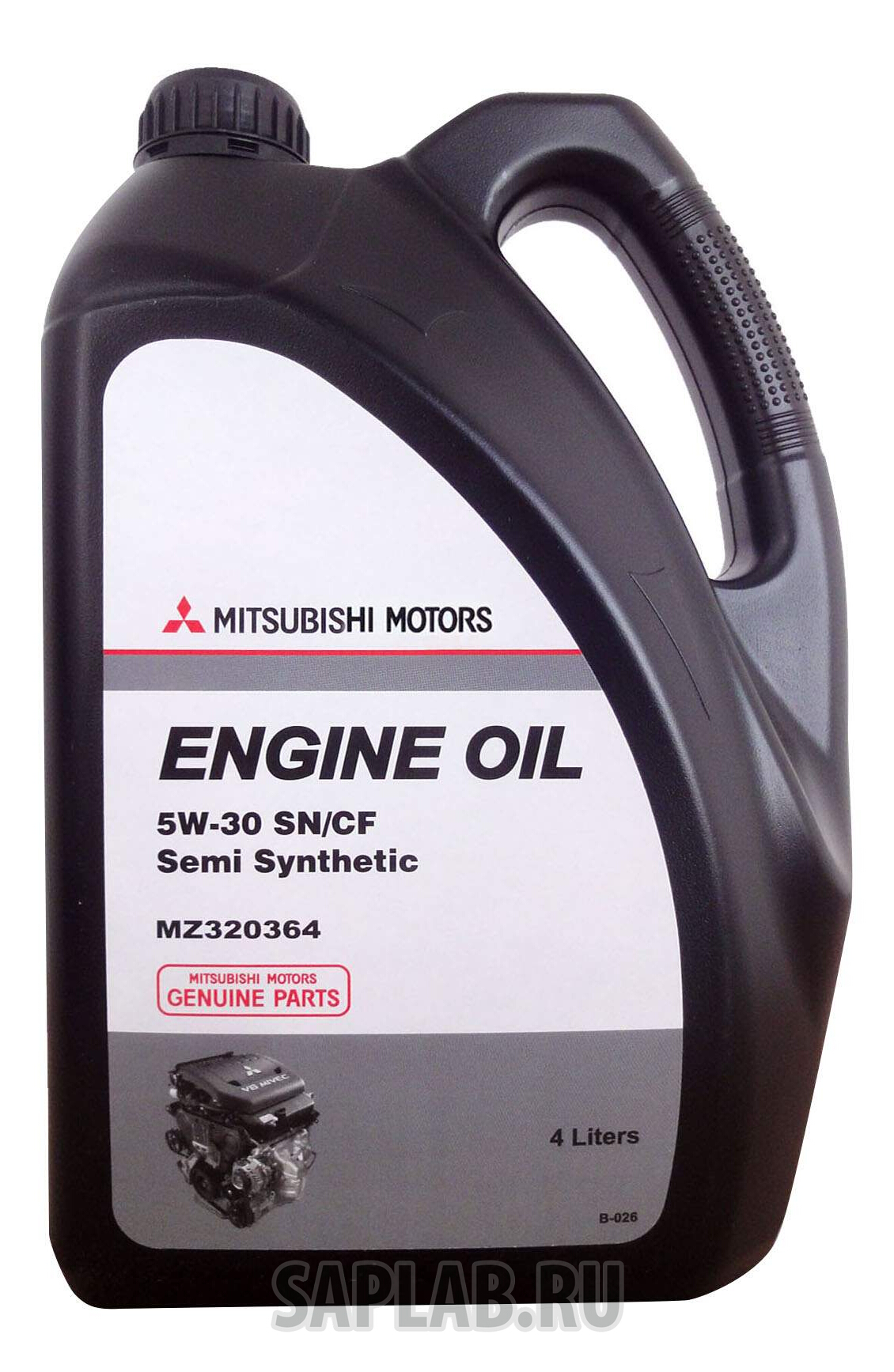 Купить запчасть MITSUBISHI - MZ320364 Моторное масло Mitsubishi Engine Oil Semi-Synthetic 5W-30 4л