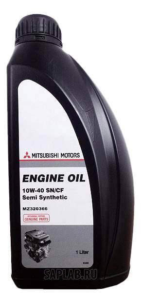 Купить запчасть MITSUBISHI - MZ320366 Моторное масло Mitsubishi Engine Oil Semi-Syntheic SN/CF 10W-40 1л