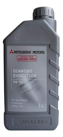 Купить запчасть MITSUBISHI - X1200103 Моторное масло Mitsubishi Diamond Evolution 5W-30 1л