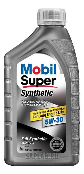 Купить запчасть MOBIL - 113938 Моторное масло Mobil Super Synthetic 5W-30 0,946л