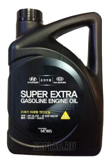 Купить запчасть MOBIS - 510000410 Моторное масло Mobis Super Extra Gasoline 5W-30 4л