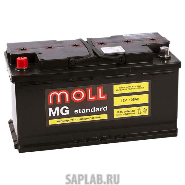 Купить запчасть  MOLL - 105R900A Аккумулятор MOLL MG Standard 105R 900A 353x175x190